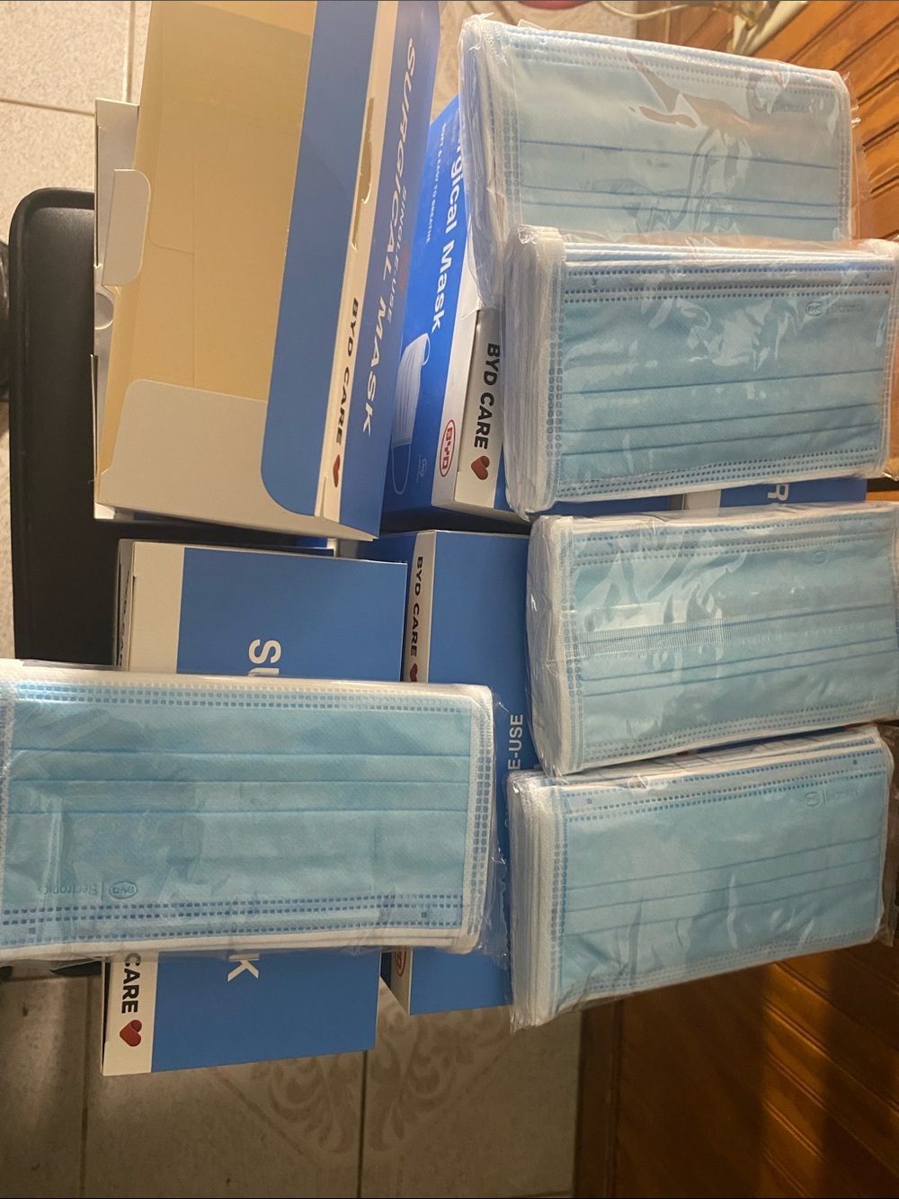 BYD Care Surgical Mask Boxes - Blue & White - Picture 5 of 5